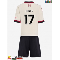 Camisa de Futebol Liverpool Curtis Jones #17 Equipamento Secundário Infantil 2025-26 Manga Curta (+ Calças curtas)
